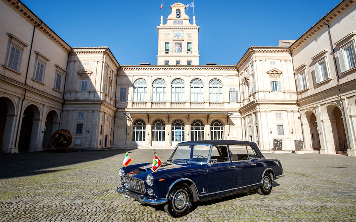 La Lancia Flaminia per il Mattarella bis La Lancia Flaminia per il Mattarella bis