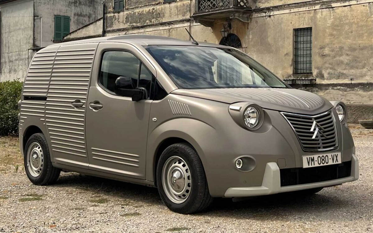 Che spettacolo: il Citroen Berlingo diventa una 2CV Fourgonnette