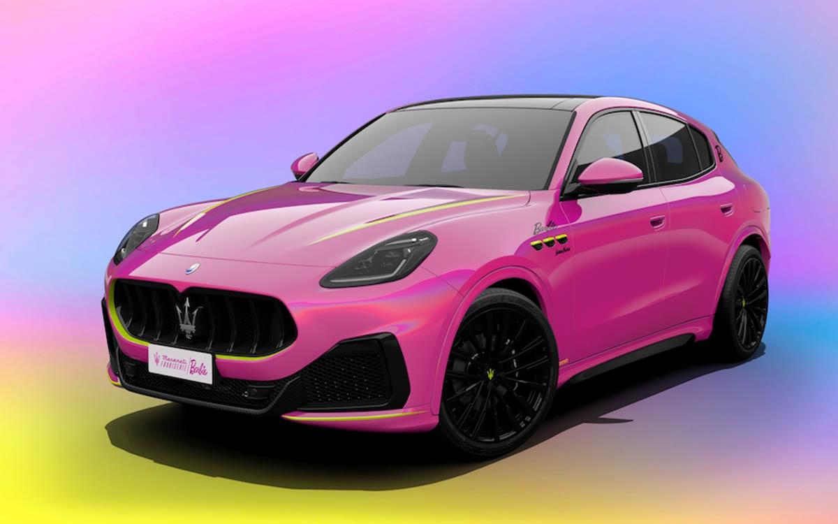 Maserati Grecale in versione Barbie: ma cos’è, uno scherzo?